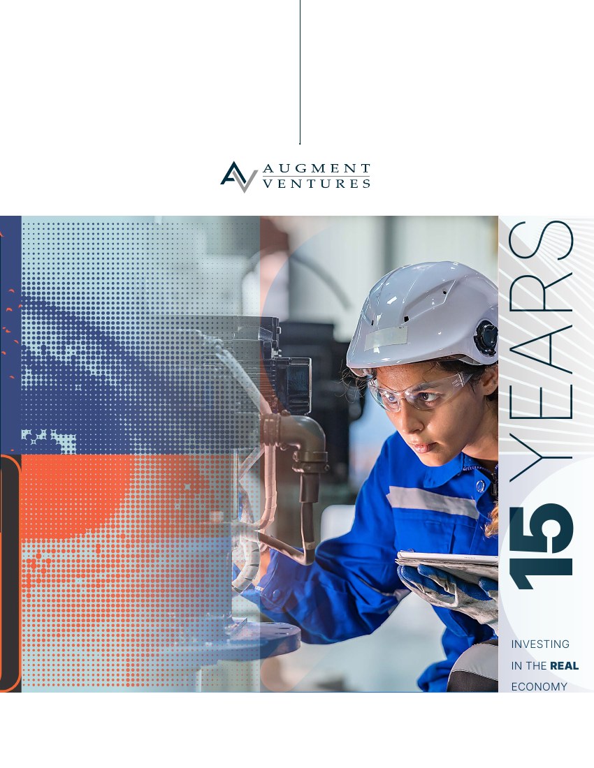 Augment Ventures 15th Anniversary Magazine cover
